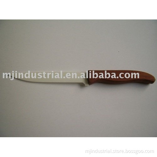 Serrated ceramic knife BK100W-P